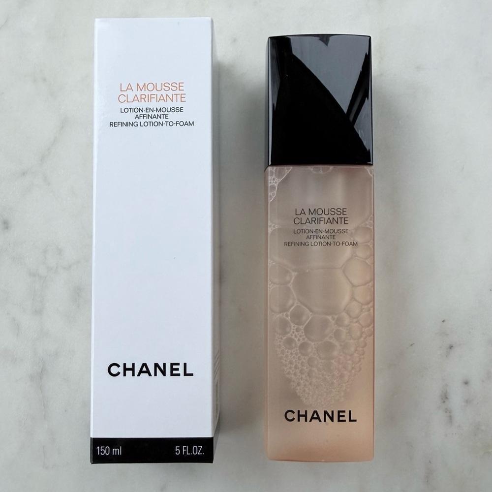 NIB Chanel La Mousse Clarifiante Refining Lotion to Foam
